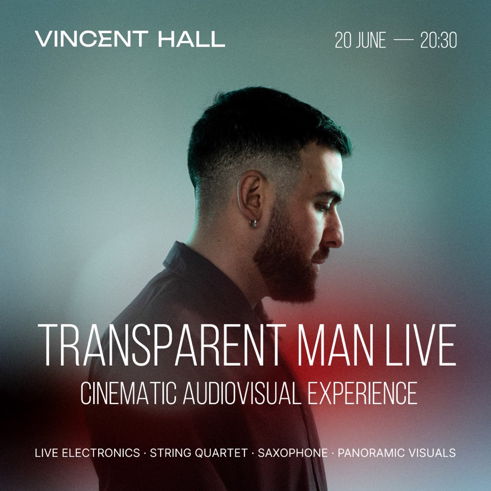 TRANSPARENT MAN LIVE. Audiovisuele ervaring